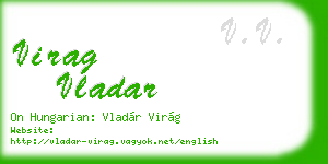 virag vladar business card